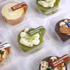 Caja para Pastel Mousse de Bayas Caja para Pastel Rollo de Pastel Rollo Suizo Tiramisú Caja para Llevar Caja para Mini Pastel