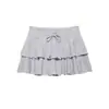 Estilo Europeo Transfronterizo Z 2026 Nueva Moda Elegante Ropa para Mujer al por Mayor Decoración en Capas Minifalda 3641300