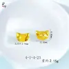 Ursinho Fofo Prata Esterlina Contas de Transferência Ursinho Cartoon Lina Corda Tecida à Mão Pulseira de Contas DIY Acessórios com Furo