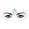 PARTYJOY artículo de venta caliente transfronterizo pegatinas de gemas para la cara pegatinas para cejas pegatinas faciales autoadhesivas de diamante pegatinas faciales para carnaval musical Halloween