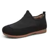 Zapatos de Algodón para Mujer 2026 Nuevo Estilo Transfronterizo de Invierno, Botas de Nieve Engrosadas y Forradas de Felpa, Cómodos Zapatos de Mami sin Cordones, Botas de Algodón Cálidas