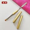 Caneta de Fototerapia para Manicure de Ponta Dupla e Dupla Finalidade Empurrador de Aço Metal Extensão Cola Caneta de Manicure Multifuncional Caneta de Cola Cristal Pincel de Manicure