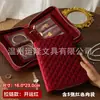 Livro Organizador de Joias de Veludo Leve de Luxo High-End Personalizado com Trava de Senha Bolsa de Armazenamento de Joias Bolsa com Zíper Portátil para Viagem Transfronteiriça