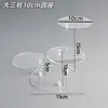 Soporte de Exhibición de Acrílico Multicapa Redondo para Figuras de Cajas Sorpresa Soporte de Exhibición para Cosméticos Tablero de Acrílico Transparente