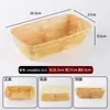 Bandeja Rectangular de Melamina con Textura de Madera para Exhibición de Hot Pot Picante, Bandeja para Vitrina Comercial, Vajilla para Plato de Verduras Sukiyaki