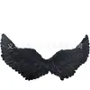 Alas de ángel más vendidas transfronterizas accesorios de Halloween alas de elfo hada actuación fotográfica alas de plumas accesorio para la espalda chal