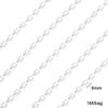 Material diy aço inoxidável 304 aço titânio corrente chaveiro corrente outdoor corrente de bolsa joias corrente fina