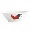 Porcelana mejorada con cerámica cuenco para gallo clásico nostálgico cuenco para pollo antiguo cuenco de pulgada de gallo cuenco de desayuno accesorio vintage Cuenco