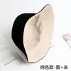 Sombrero de pescador de doble cara con margarita pequeña GD para mujer, estilo coreano de primavera y verano, nuevo sombrero tipo cubeta parasol para hombre, sombrero de sol delgado para otoño e invierno