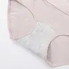 Pantaleta de jacquard estilo chino para mujer con refuerzo 10A de algodón antibacteriano, amigable con la piel, control de abdomen, ropa interior de cintura alta para mujer