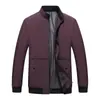 Novos Casacos de Primavera, Outono e Inverno para Homens de Meia-Idade e Idosos, Jaquetas Executivas com Forro de Lã, Roupas de Outono Grossas para Homens, Lazer Econômico para Meia-Idade