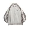 Moda Transfronteriza Otoño e Invierno Combinación Versátil Bloques de Color Traje de Béisbol Chaqueta Estilo Hong Kong Tendencia Nacional Chaqueta para Adolescentes