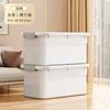 Caja de Almacenamiento para el Hogar de Gran Capacidad para Ropa, Edredones, Juguetes, Artículos Varios con Ruedas y Tapa, Caja de Almacenamiento de Plástico Engrosado