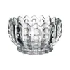 Pote de Doces, Tigela Pequena para Frutas, Tigela de Lótus de Vidro Transparente, Tigela para Sobremesa e Sorvete, Tigela para Salada de Frutas, Tigela para Pudim e Sorvete