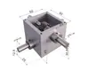 Caja de Cambios Transmisión Manual Eléctrica Pequeña Micro Reductor de Engranajes Helicoidales Reductor de Engranajes de Eje