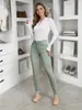 Item Amazon de Venda Quente Transfronteiriça: Jeans Feminino Elástico, Skinny, Cintura Média, Valoriza o Corpo, Versátil, Disponível para Dropshipping