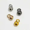 Pingente Mini Liga Dourado Longo Gota d'Água Mais Bola Redonda Gota d'Água Colar Pulseira Corrente de Extensão Pingente Pequeno Joias DIY