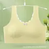 Sujetador Deportivo Fijo para Chicas para Estudiantes de Secundaria y Preparatoria, Chaleco Pequeño para el Periodo de Desarrollo, Sujetador de Seda de Hielo Sin Costuras, Delgado