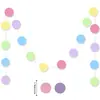 Conjunto de Aniversário Macaron Banner Feliz Aniversário Estampado a Quente Bandeirola Puxada Flor Puxada Conjunto de Bolas de Favo de Mel Atacado