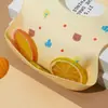 Babetes de Silicone para Bebê, Babetes de Alimentação para Bebê, Infantis à Prova d'Água Desenho Animado Ajustáveis com Bolsos para Saliva, Bolsos de Comida Sem Lavagem