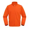 Jaqueta Workwear Personalizada Soft Shell Impermeável Logo Impresso Outono Corporativo Personalizado Fina Gola Alta