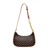 Bolsa Casual Fashion Estampada Novo Estilo 2026, Bolsa de Ombro Simples e Bonita Retrô, Bolsa Quadrada Pequena Feminina Casual com Corrente