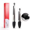 Pinza para barbacoa de bistec frito tipo buffet de Amazon transfronteriza, pinza de silicona para alimentos de cocina, pinza integrada para alimentos de barbacoa con patas