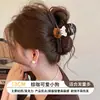 Nuevo clip de tiburón 2026 para otoño e invierno, pinza para el cabello de gran tamaño de alta gama para mujeres con cabello abundante, con diseño de lazo