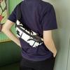 Bolsa de Peito com Textura Avançada Feminina Artística Resistente a Rasgos Nova Moda Ultraleve Nicho Transversal Ecológica Impermeável Bolsa de Cintura de Luxo Leve