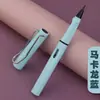 Pluma Suave para Principiantes Portátil Bolsa de Tinta Estilo Pluma Fuente Pincel Escritura Regular Pequeña Pluma de Belleza Puede Agregar Tinta Pluma de Punta Suave Copiando Escrituras Pluma de Caligrafía