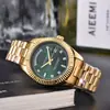 2025 Estilo Quente Exportação Nova Cinto Casual Masculino Relógio Britânico com Diamante Fabricante Atacado Dropshipping