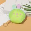 Cross-border cor dos desenhos animados coelho smiley face moeda bolsa mini bonito saco de armazenamento infantil chaveiro saco atacado ponto