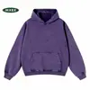 Estilo Nuevo Primavera y Otoño Sudadera con Capucha Vintage Lavada de Peso Pesado 500g Marca de Moda Unisex Prenda Exterior Se Puede Imprimir y Bordar Texto