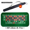 Mantel de póker para juego de mesa transfronterizo tamaño Texas Black Jack mantel de goma de gamuza con bolsa de hombro