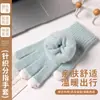Nuevos Guantes de Felpa Cálidos sin Dedos para Mujer de Otoño e Invierno, a Prueba de Frío, Compatibles con Pantalla Táctil, Lindo Estilo Coreano, Adecuados para Hacer la Tarea