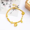 Tienda de Oro Rebaja Relámpago Oro Roto Pulsera de Cintura Delgada Venta al por Mayor Personalidad Simple Retro Pulsera de Oro Arenado Joyería Regalo para Novia