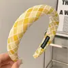 Faixa de Cabelo Estilo Fresco de Luxo Leve, Design de Esponja Fina, Acessório de Cabelo de Alta Qualidade, Faixa de Cabelo Colorida para Mulheres, Atacado, Faixa de Cabelo de Coroa Alta para Lavar o Rosto