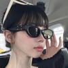 Moda Coreana Caja Ojo de Gato 2024 Gafas de Sol con Protección UV Mismo Estilo para Hombres y Mujeres Celebridad de Internet Retro Gama Alta Conducción