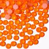 Cristal de Vidro Luminoso Fluorescente para Nail Art com Fundo Plano Diamante Strass Redondo Adesivo Colorido Diamante DIY Acessórios para Joias Feitas à Mão