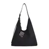 Yuezhi 2026 principios de otoño nueva moda elegante bolsa de hombro de gran capacidad simple para ir al trabajo, bolsa de mano retro simple para debajo del brazo