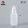 Fabricante de Frascos Goteros para Ojos de 30 ml y 10 ml con Escala, Frascos Goteros de Plástico para Ojos, Frascos para Líquidos, Frascos de Aceite Esencial de 50 ml