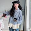 Conjunto de Tres Piezas de Camisa a Cuadros de Otoño para Niñas 2025 Nuevo Estilo Coreano Chaleco Casual de Moda Jeans para Niños Medianos y Grandes