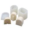 InsArco en forma de U arcoíris vela de aromaterapia molde de silicona molde para hornear mousse adornos de muebles de aromaterapia creativos