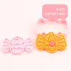 Molde para Galletas 3D Serie Dulces, Cortador Realista para Sellar Galletas DIY con Diseño de Prensado Tridimensional, Imprescindible para Hornear