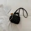 Bolso Bandolera Elegante de Lunares para Mujer, Nuevo Bolso de Mano Tipo Bowling Estilo Coreano Otoño 2026, Bolso de Hombro Fresco y Único