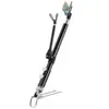 Suporte de Vara de Pesca com Retorno Automático, Cabeça de Suporte com Polia Dupla, Suporte Multifuncional para Vara de Pesca, Acessórios para Equipamentos de Pesca