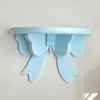 Estante de almacenamiento de pared para decoración de habitación femenina, no requiere taladro, organizador de pared rosa estilo japonés para chica suave con lazo