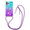 Adecuado para Funda de Teléfono Móvil iPhone 14 Degradado Anticaída Arena 13Pro Cuerda Bandolera 12Max Color