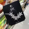 Pinza para el pelo con hebilla de rana de pedrería de temperamento para mujer, aleación, pinza lateral de temperamento, pinza para pelo roto, pinza de una palabra, accesorios para el pelo de joyería