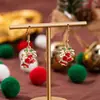 Chapéu de Natal Novo Europeu e Americano Transfronteiriço Pingentes de Esmalte Acessórios de Natal DIY Peças de Joia de Liga Atacado